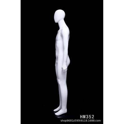 男模特道具橱窗假人高档哑白全身展示架男装服装店仿真摄影模特架