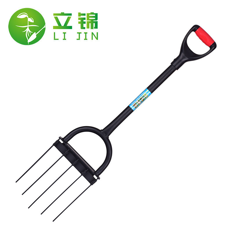 户外开荒工具翻土工具深翻器耙子翻地人工农用松土挖土翻地叉锄头