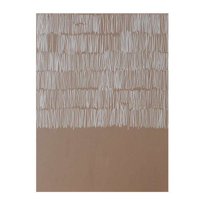 纯手绘油画《客厅装饰画》竖版抽象画餐厅侘寂风挂画玄关微风