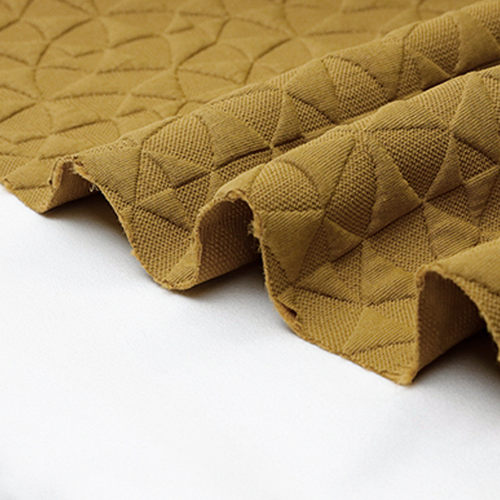 三角形针织提花面料加厚沙发套平板布抱枕床垫套经编丝绒提花针织