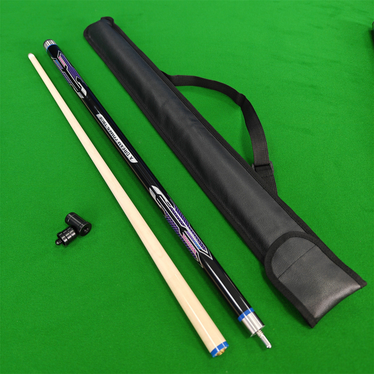 台球杆中式球大头杆黑八花式九杆二分一分体桌球杆