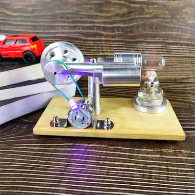 科学实验神冰斯特林发动机外燃机蒸汽机模型发电机大功率引擎玩具