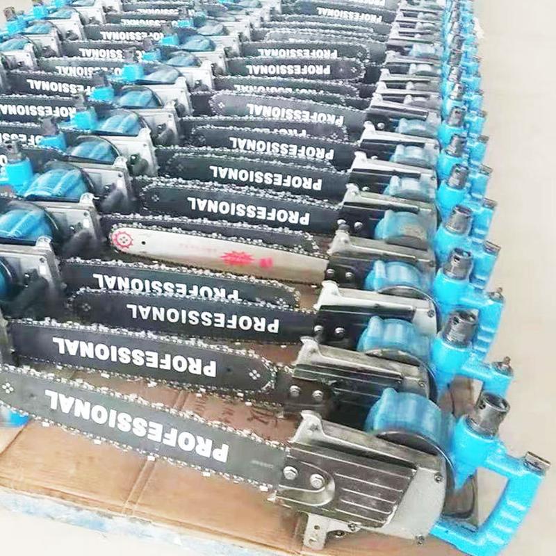热销小型矿用便携式煤矿链锯气动井下隔爆切割锯多功能链条切割设