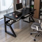 电脑台式 桌办公学习桌带键盘托简约家用现代简约电竞桌子厂家直销