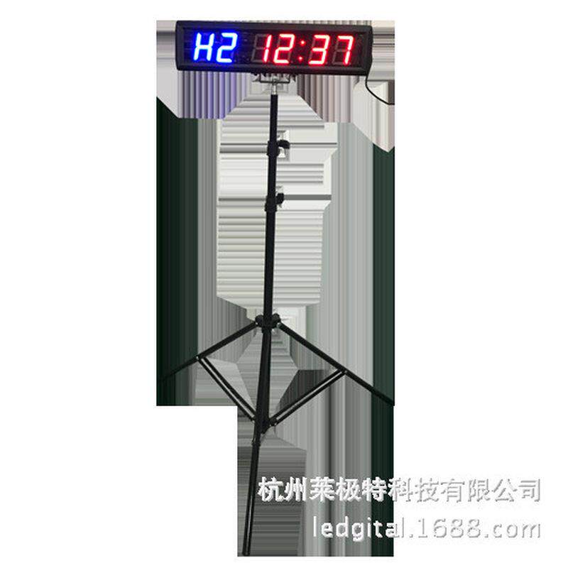 电子健身计时器运动计时器电子秒表多功能数显计时器带三脚架遥控