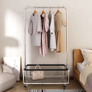 家用客厅卧室简易衣帽架衣服架 可移动挂衣架轻奢网红衣架落地立式
