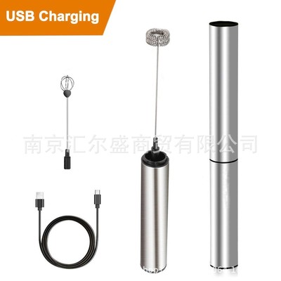 打蛋器电动家用小型打蛋机自动奶油打发器咖啡搅拌棒打发器奶泡器