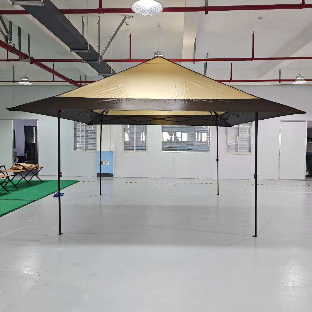 户外庭院大凉棚可防晒防雨顶棚室外阳台四方罩花园凉亭折叠大帐篷