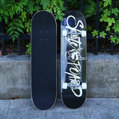 男女宽面枫木代步铝合金儿童滑板短板青少年初学者双翘板现货批发