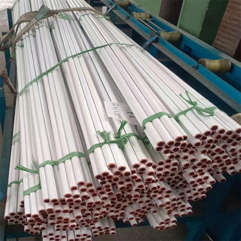 空调pvc包塑制冷tp2紫铜管紫铜盘管紫铜直管6mm-54mm覆塑铜管