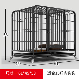 厂家批发方管宠物狗笼子小中大型犬折叠笼狗笼笼家用宠物店用组装