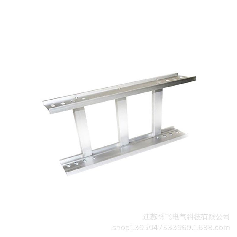 铝型材铝合金电缆桥架热镀锌槽式喷塑梯式防火大跨距桥架200*100
