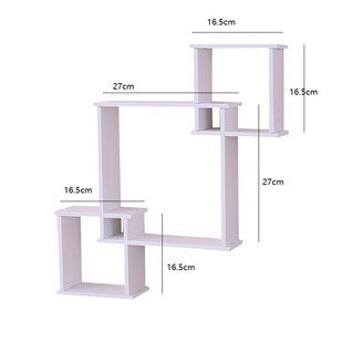 1pc搁板搁板置物架创意展示架背景墙壁装 饰简约风墙上