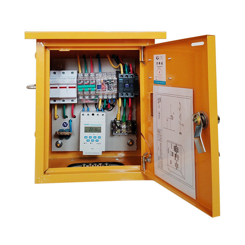 路灯时控开关箱380v时控电源箱箱动力控制智能照明工业配电箱批发