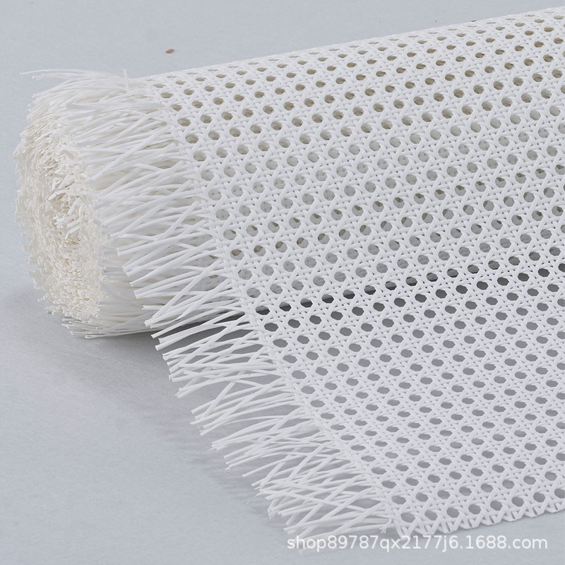 藤编材料 飞扬pe胶仿藤手工编织网diy六八角吊顶贴面装饰家具眼笪