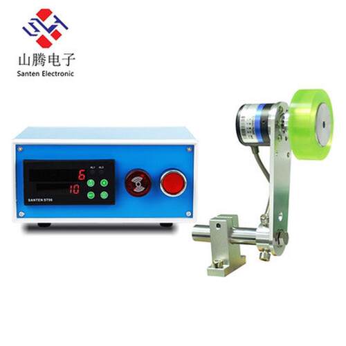 st96双轮式电子数显计米器 滚轮智能高精度验布机码表计长度可逆