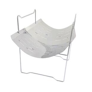 户外焚火台野营烧烤篝火焚火架柴火炉灶折叠篝火架取暖柴火炉子