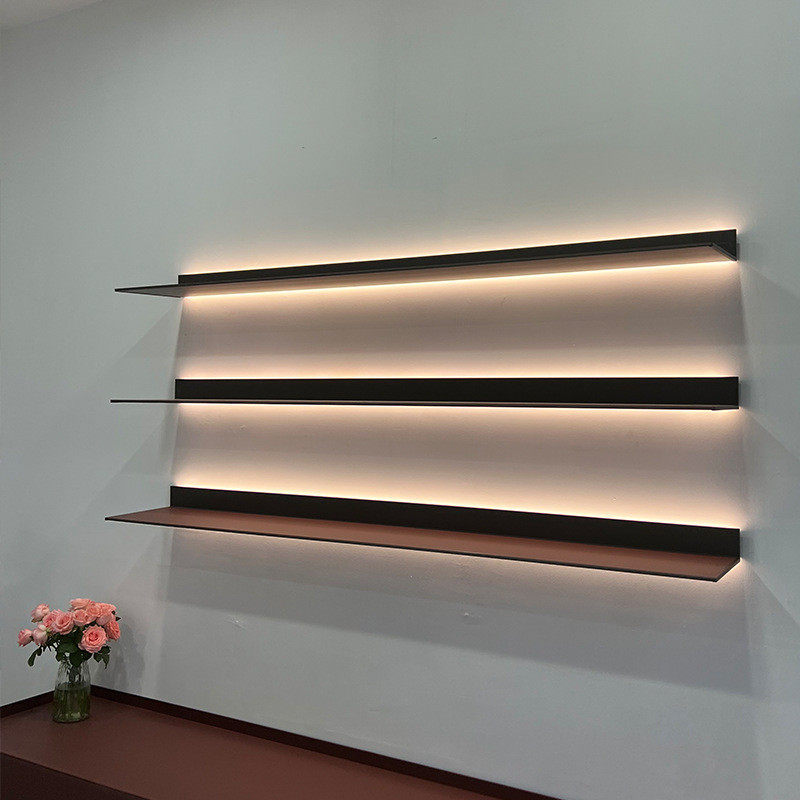 橱柜铝合金置物架内置置物架发光led灯客厅墙面铝合金隔板定制,基础建材,铝塑板,淘宝优惠券,粉丝福利购,淘宝优惠卷