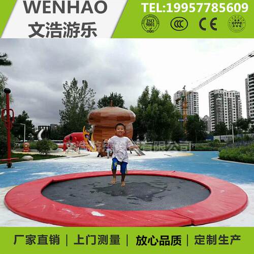 非标定制蹦床地面蹦床小区公园儿童跳跳床成人埋地圆户外体能拓展
