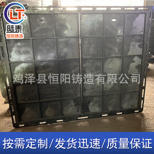 1500雨水污水井盖铁方井防盗井盖 球墨铸铁方形密封井盖1200