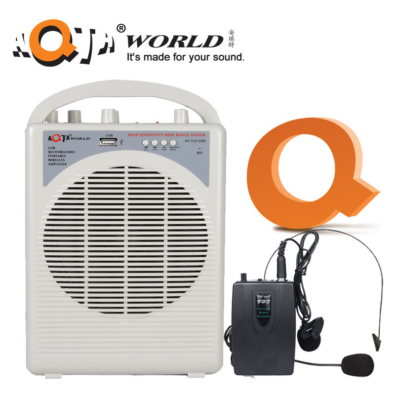 AQTA 教师专用扩音器喇叭大功率播放器教学导游麦克风