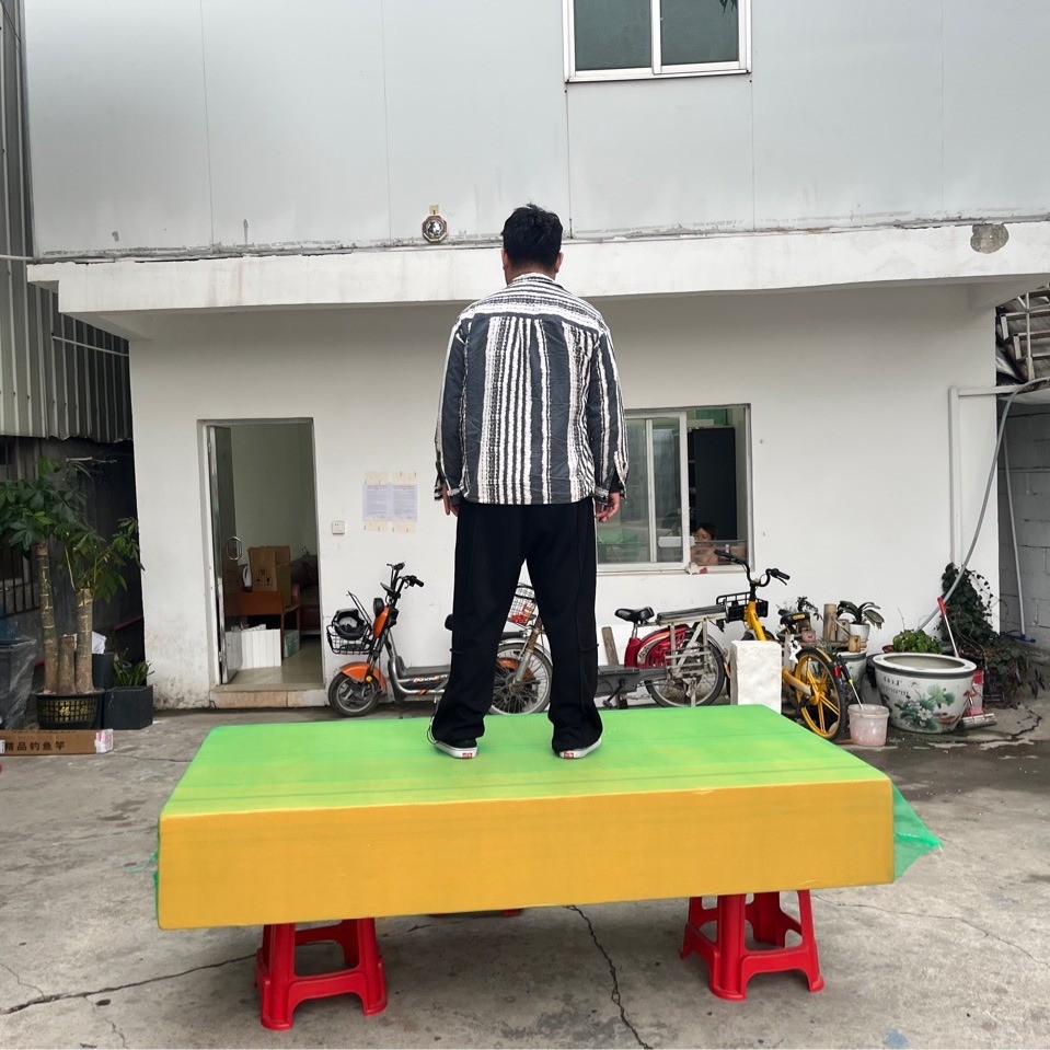 高密度浮力船上船浮板浮台船泡沫板水平板强泡沫实心养殖水浮板