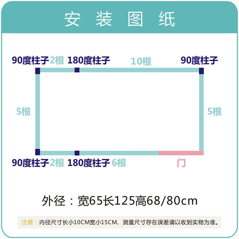 宠物用品泰迪狗栅栏围栏室内包邮狗栏法斗用
