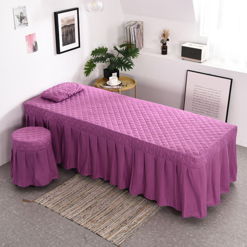 美容院四件套北欧风简约夏天四季通用单按摩美体床套