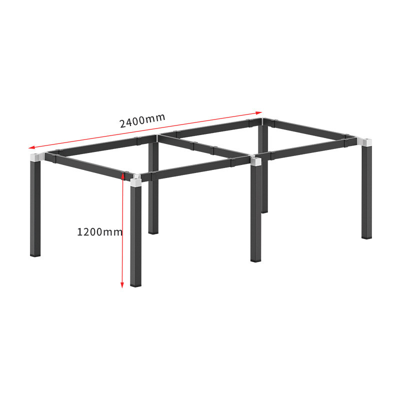 50方台架接头台架时尚简约办公书桌支撑架金属铁艺茶几吧落差批发
