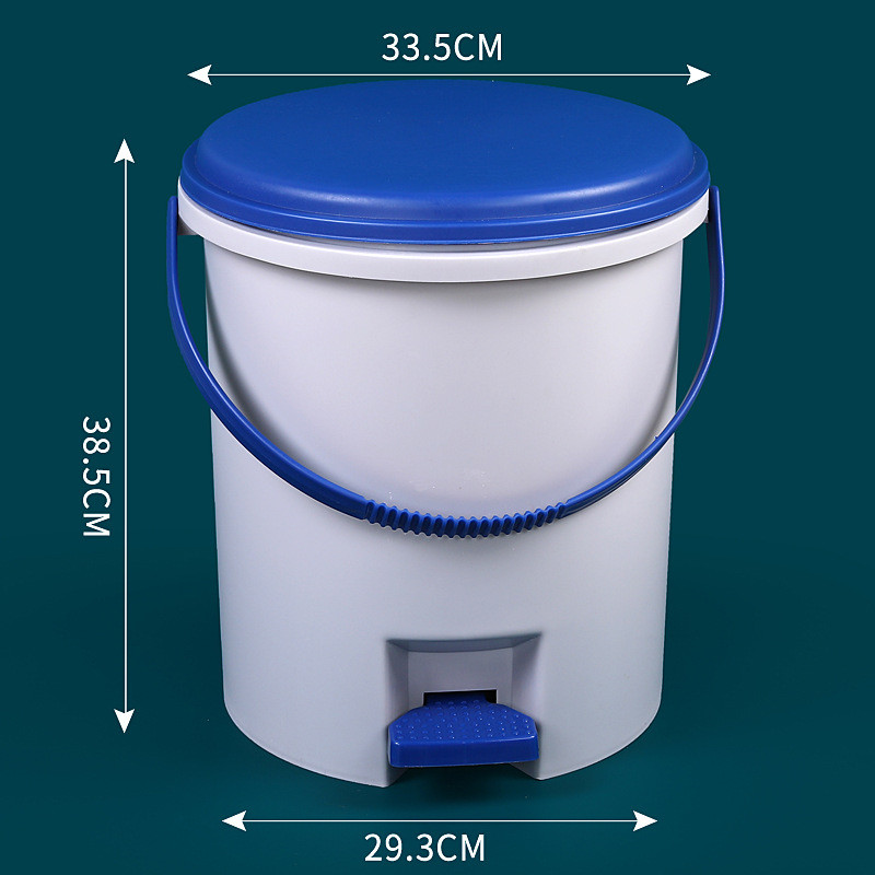 整件批-医院幼儿园手提厨房用特大脚踏垃圾桶踩式筒餐厅卫生筒