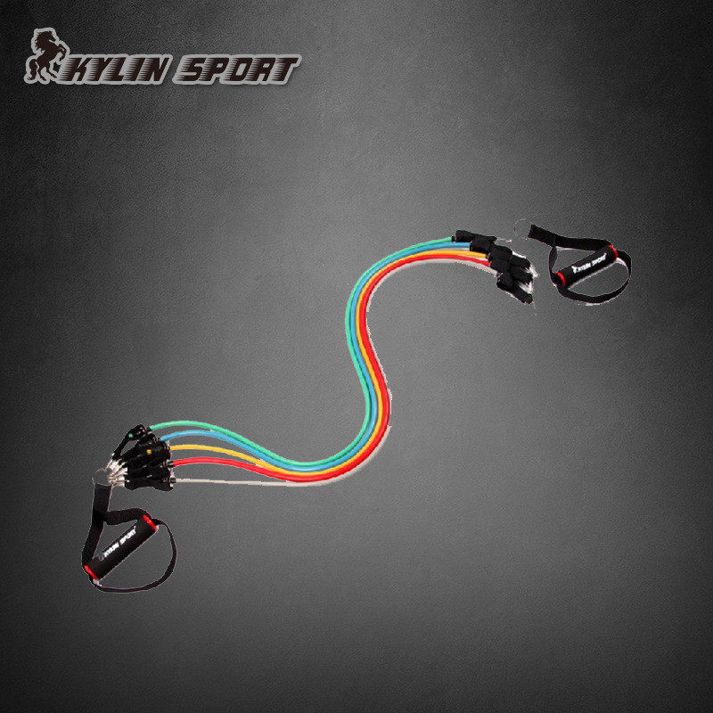 加厚健身拉力绳弹力绳力量训练套装拉力器皮筋绳拉力带