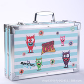 145铝盒绘画画笔套装 儿童美术双层礼品水彩笔套装