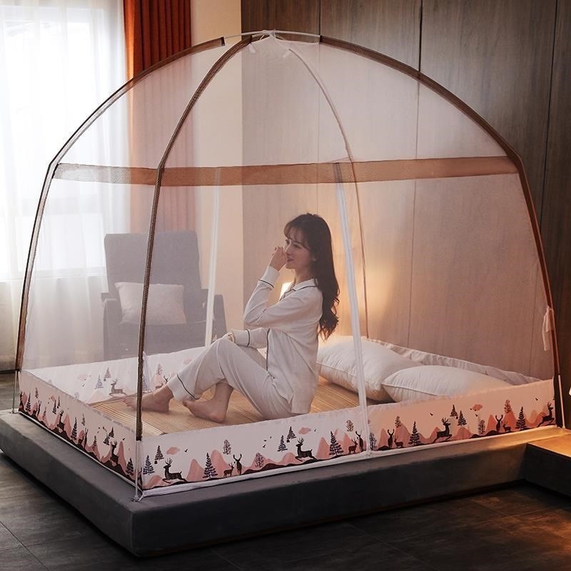 宽床m1m35米学生宿舍米拉链单人1米4蒙古包蚊帐