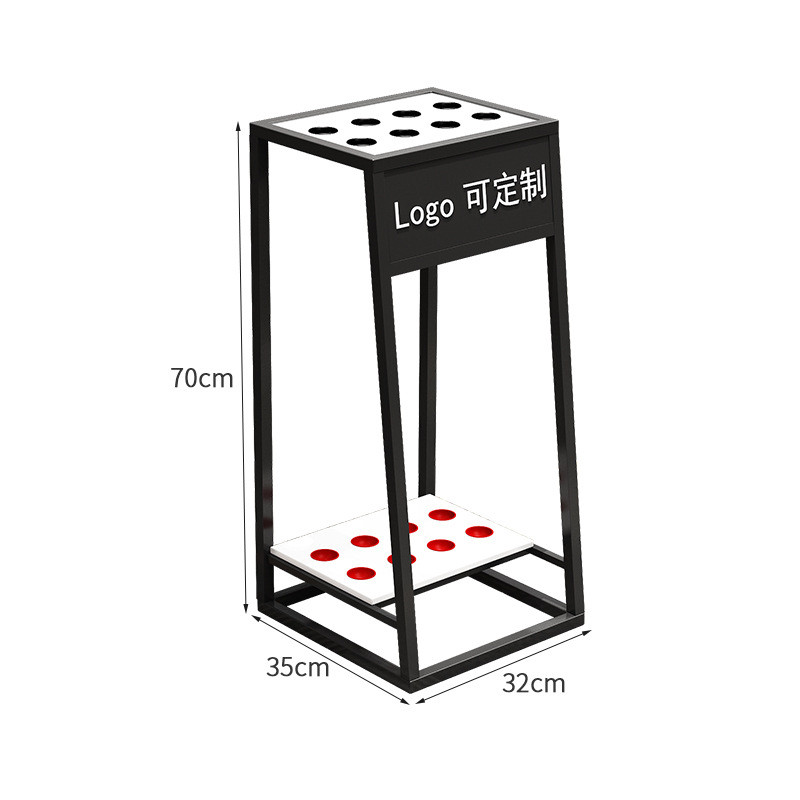 公杆存放架台球厅球杆架台球杆放置收纳架展示架落地式球架