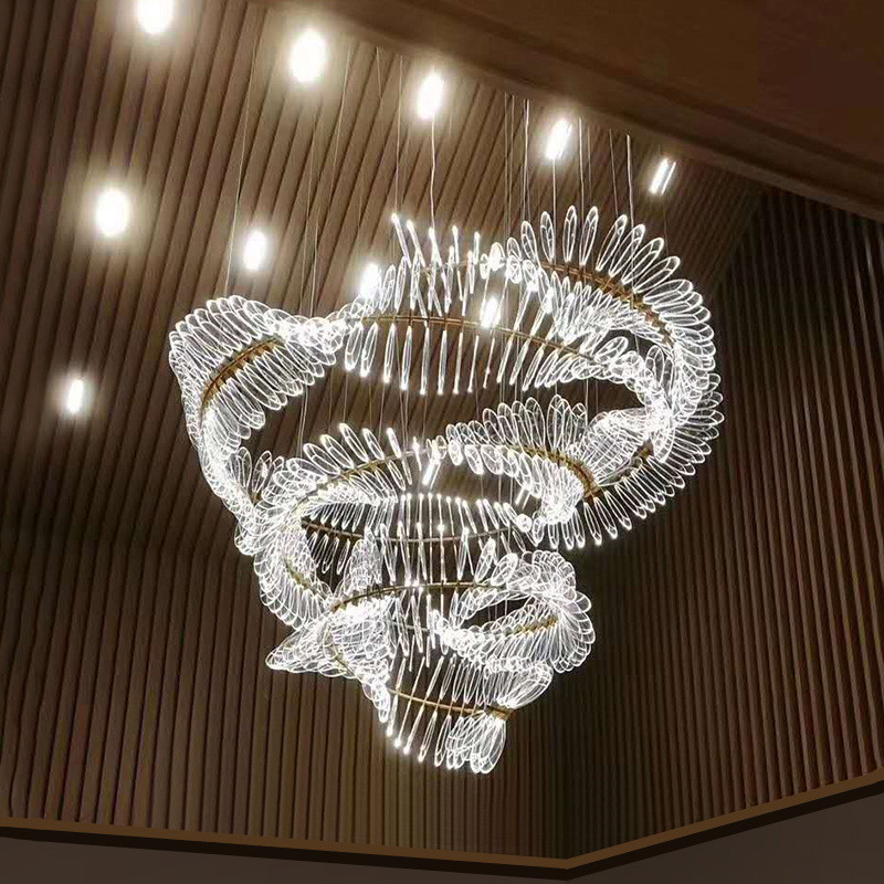 酒店氛围吊灯ktv工程吧台清吧七彩龙骨异形装饰气氛非标会所灯