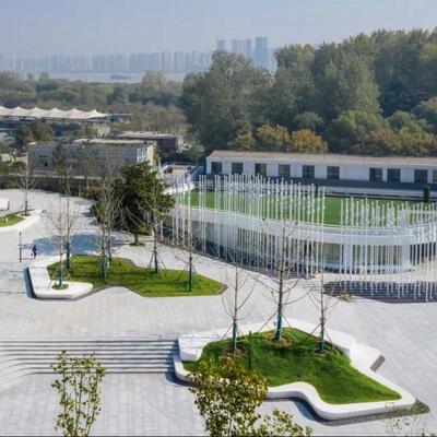 户外玻璃钢树池异形长条坐凳公共玻璃钢区等候椅休闲花坛围树凳子