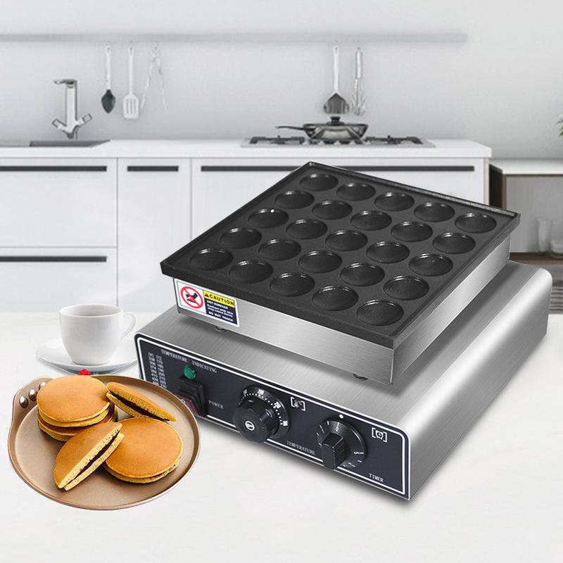 热销双日式电热50孔松饼机商用小松饼机煎饼机俊马铜锣烧华夫饼跨