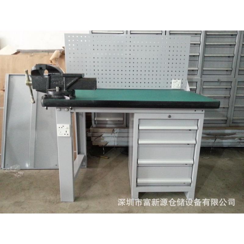 承重1吨钳工桌图片技工学校钳工桌生产厂家重型虎钳桌价格