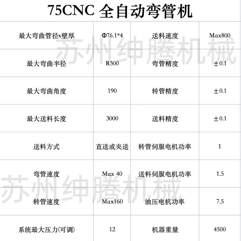 弯管机不锈钢管镀锌管铝管弯曲弯弧机u型金属方管全自动弯管机