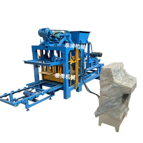 4-25免烧水泥空心制砖机生产线全自动花砖成型机混凝土路面透水砖