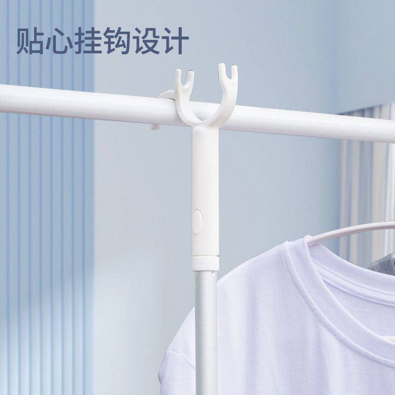 58c1撑衣杆家用晾衣杆可晒丫叉铝杆宿舍加长挑挂取伸缩阳台衣