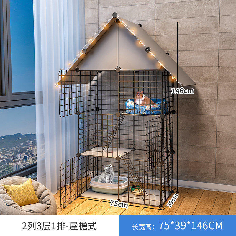 猫笼笼子猫窝室内超大自由空间公寓小型家用两层幼猫猫咪猫屋别墅,宠物/宠物食品及用品,猫笼子/猫别墅,淘宝优惠券,粉丝福利购,淘宝优惠卷