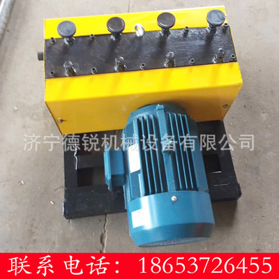 桥梁钢绞线穿束机预应力穿线牵引器预制箱梁穿梭机自动穿索导向