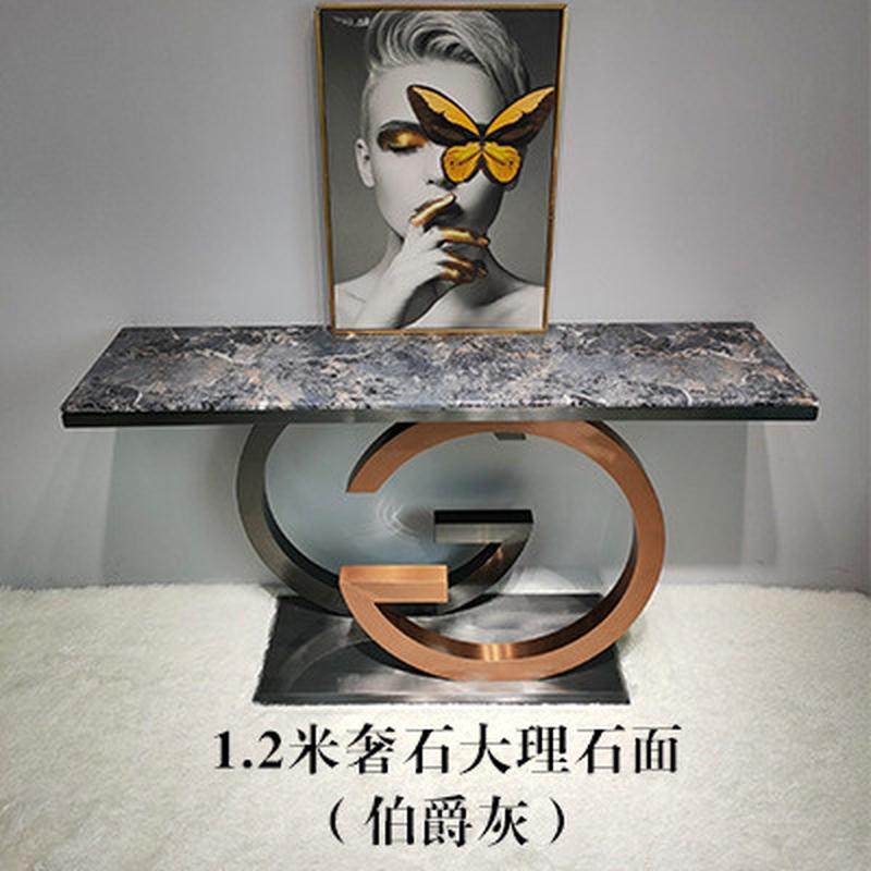 条案入户现代简约靠墙玄关台轻奢玄关桌意式不锈钢创意客厅玄关柜,家居饰品,现代装饰画,淘宝优惠券,粉丝福利购,淘宝优惠卷