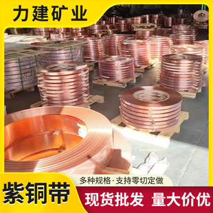导电紫铜带供应导热性好电线电缆定尺厚度0.1 3.0mm紫铜卷t2