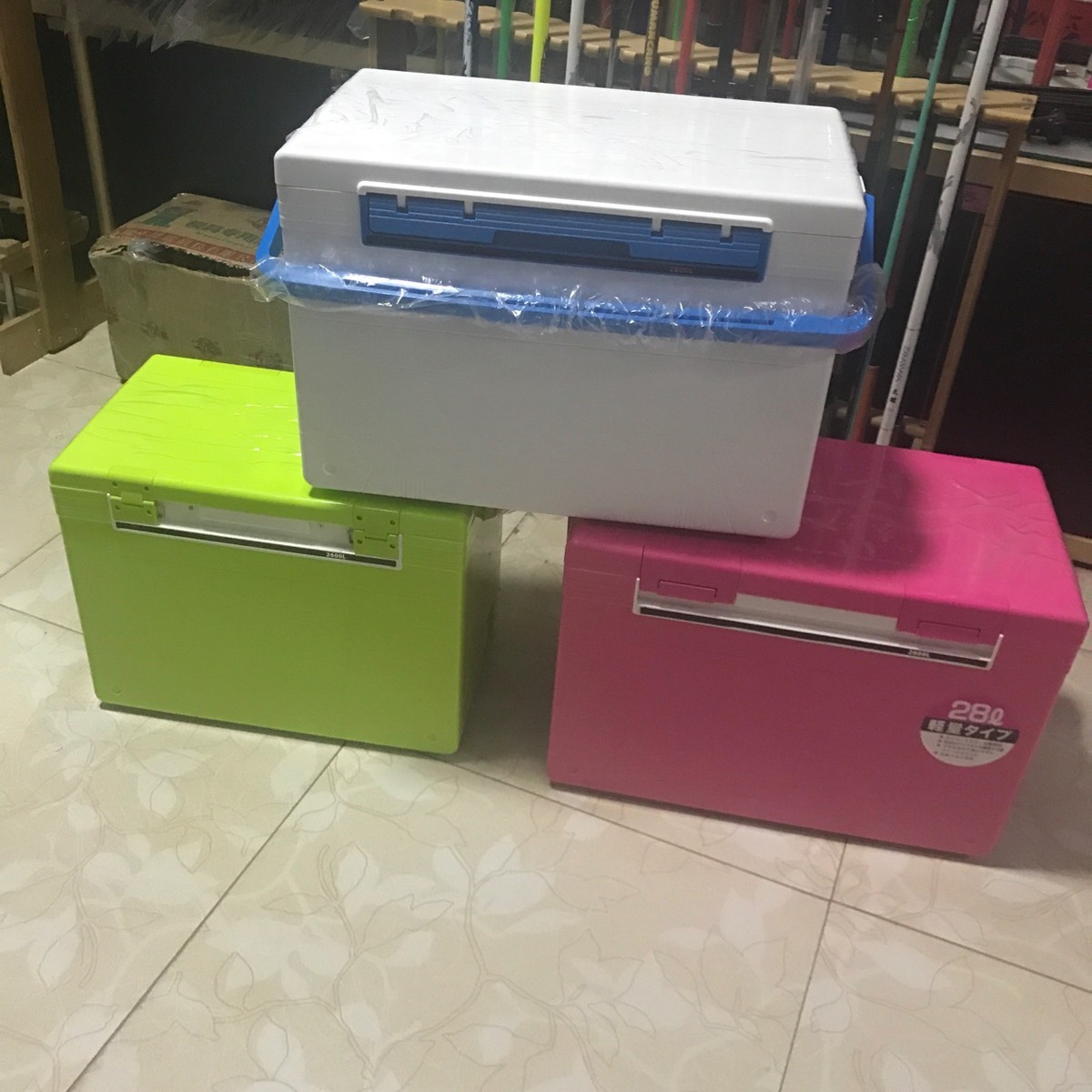 26/28/29升钓箱厂家直销钓鱼箱不带靠背