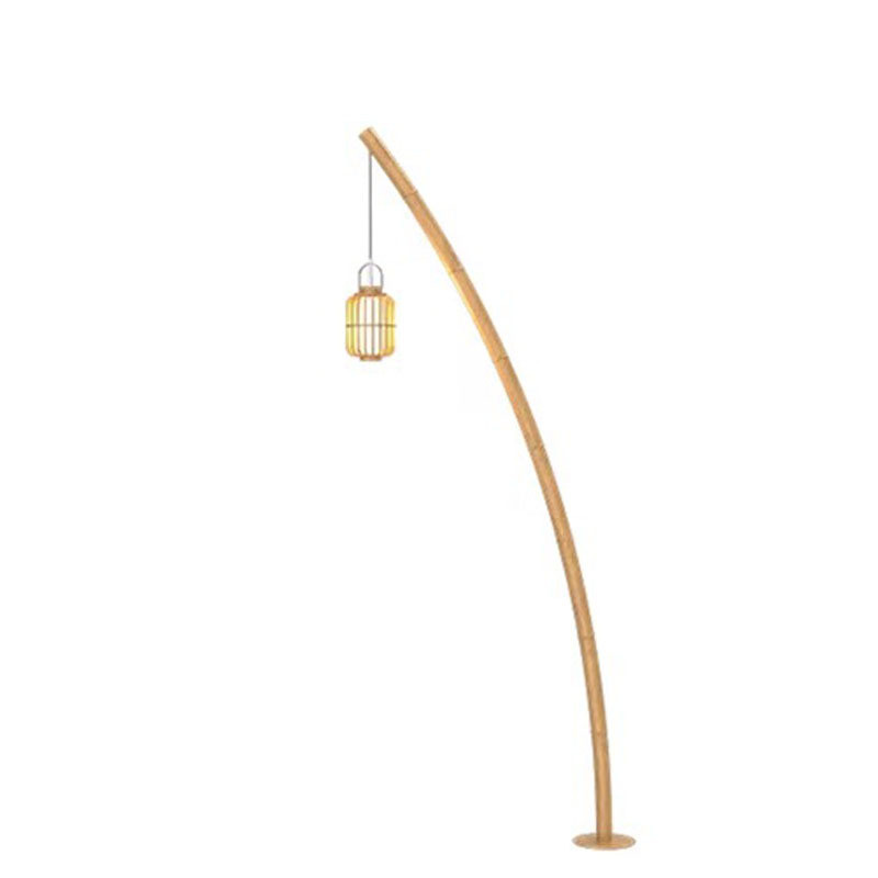 仿真竹艺景观灯路灯木纹漆室外景区客栈民宿店铺庭院装饰防水中式