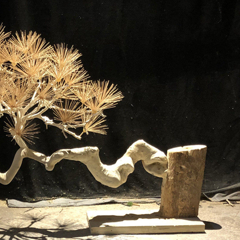 观雕刻罗汉松造型树实木竹签仿真松树造景实木树盆景实木假树,鲜花速递/花卉仿真/绿植园艺,仿真绿植,淘宝优惠券,粉丝福利购,淘宝优惠卷