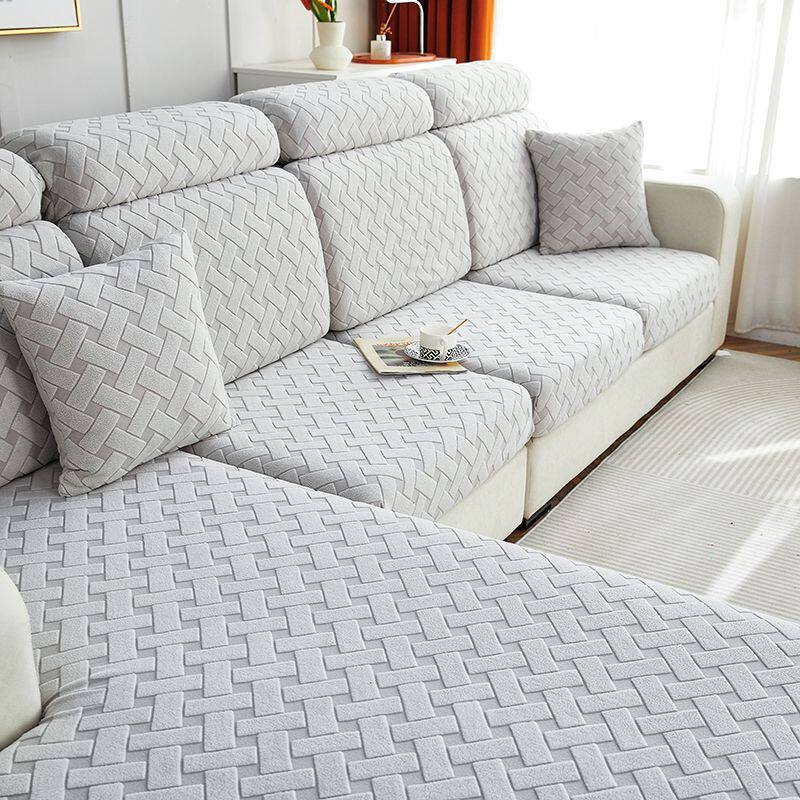 加厚全包客厅贵妃沙发套罩防滑弹力沙发笠头枕坐垫套四季通用