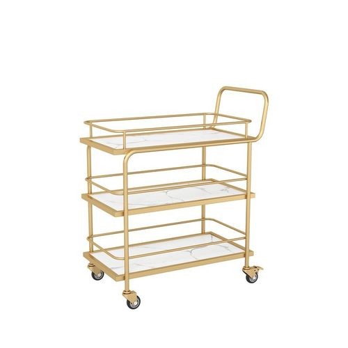 北欧餐厅移动小推车现代火锅店商用酒店茶水收纳餐车浴室阳台推车